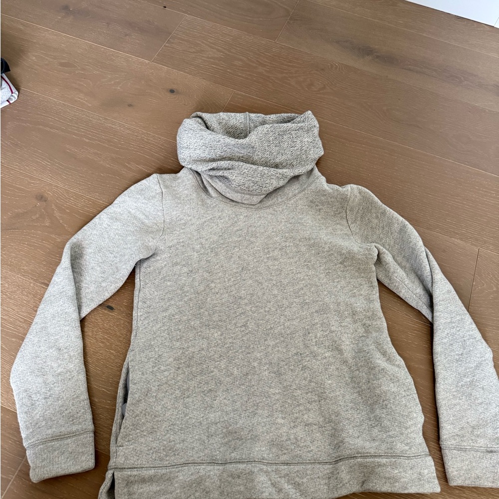 J. Crew Gray Cowl Neck Sweater Soft Knit Relaxed Fit